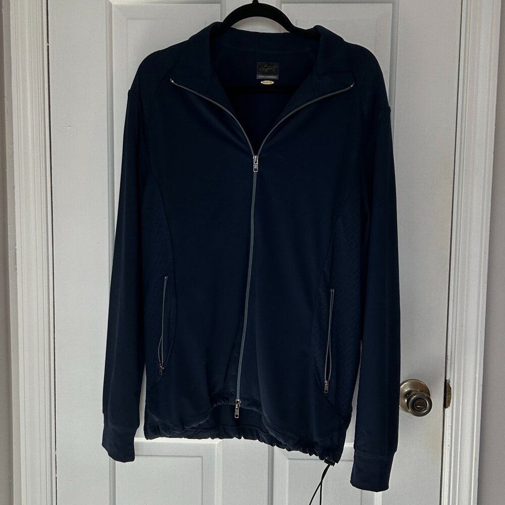 Greg Norman Navy Zip Up Jacket